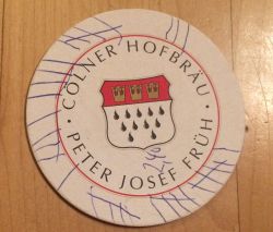 Kölschdeckel mit 'Pöötzje'